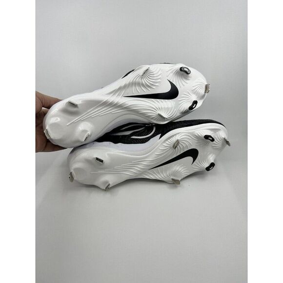 Nike Alpha Huarache NXT Black White Baseball Cleats DJ6517-001 Mens Size 11.5 - Picture 6 of 6